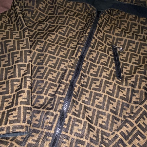 Authentic Fendi Zucca Jacket Vintaged FF Monogram - Picture 5 of 9